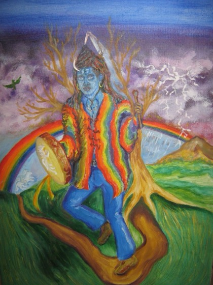 Rainbow Bridge painting, second view