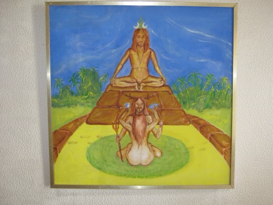 Painting at Villa Sanath